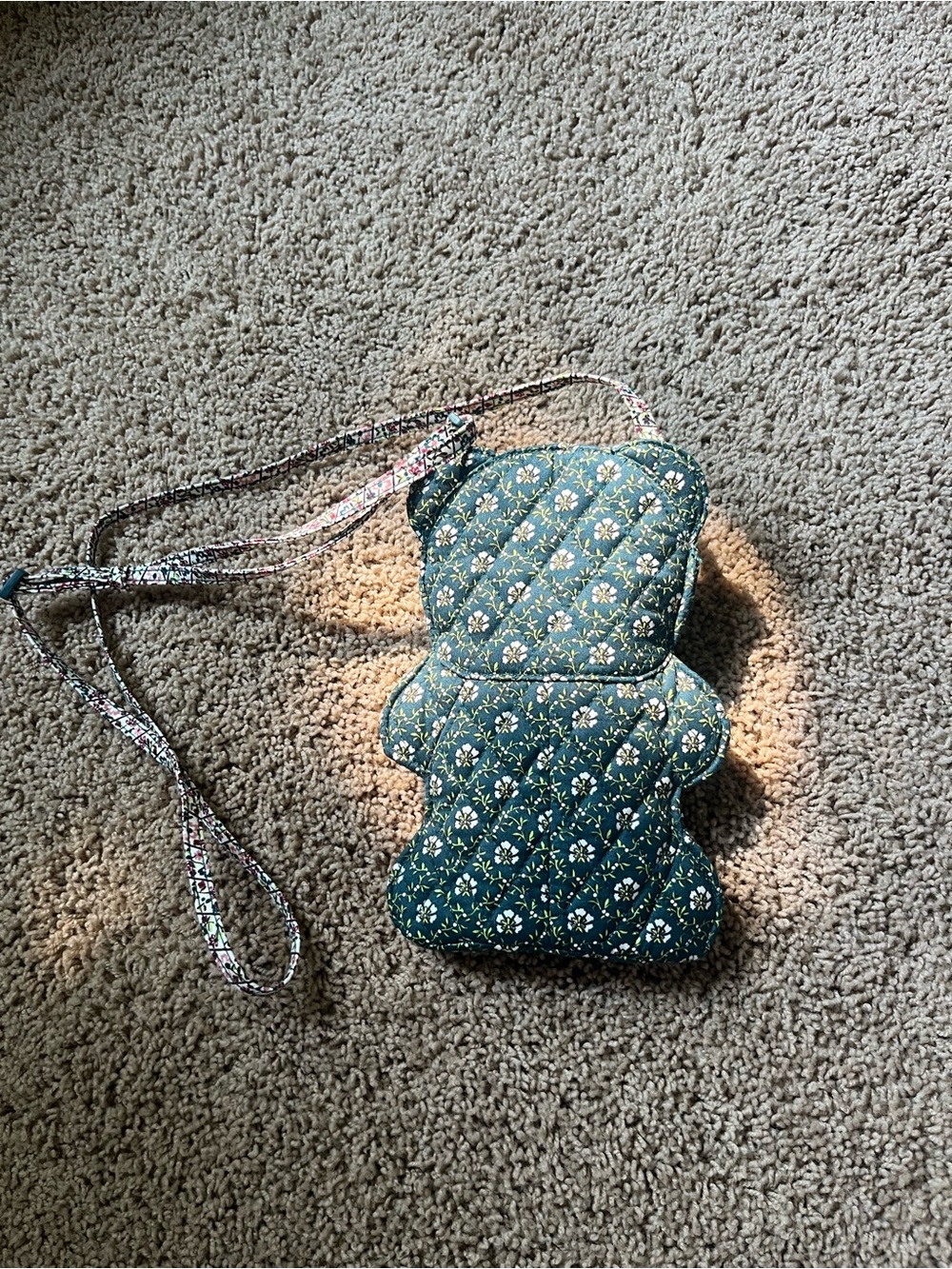 Vera Bradley Quilted Bear Crossbody Bag - Picture 2 of 4